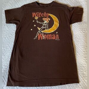 WILD LUCILLE Witchy Woman - Graphic Print Halloween Crewneck Tee size S - used